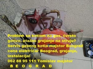 Servis gasnog kotla majstor Beograd cena